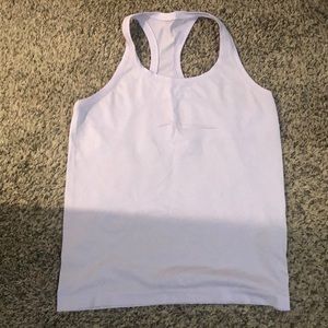 Lululemon light purple razorback tank